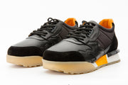 The Erbil Black Leather Sneaker