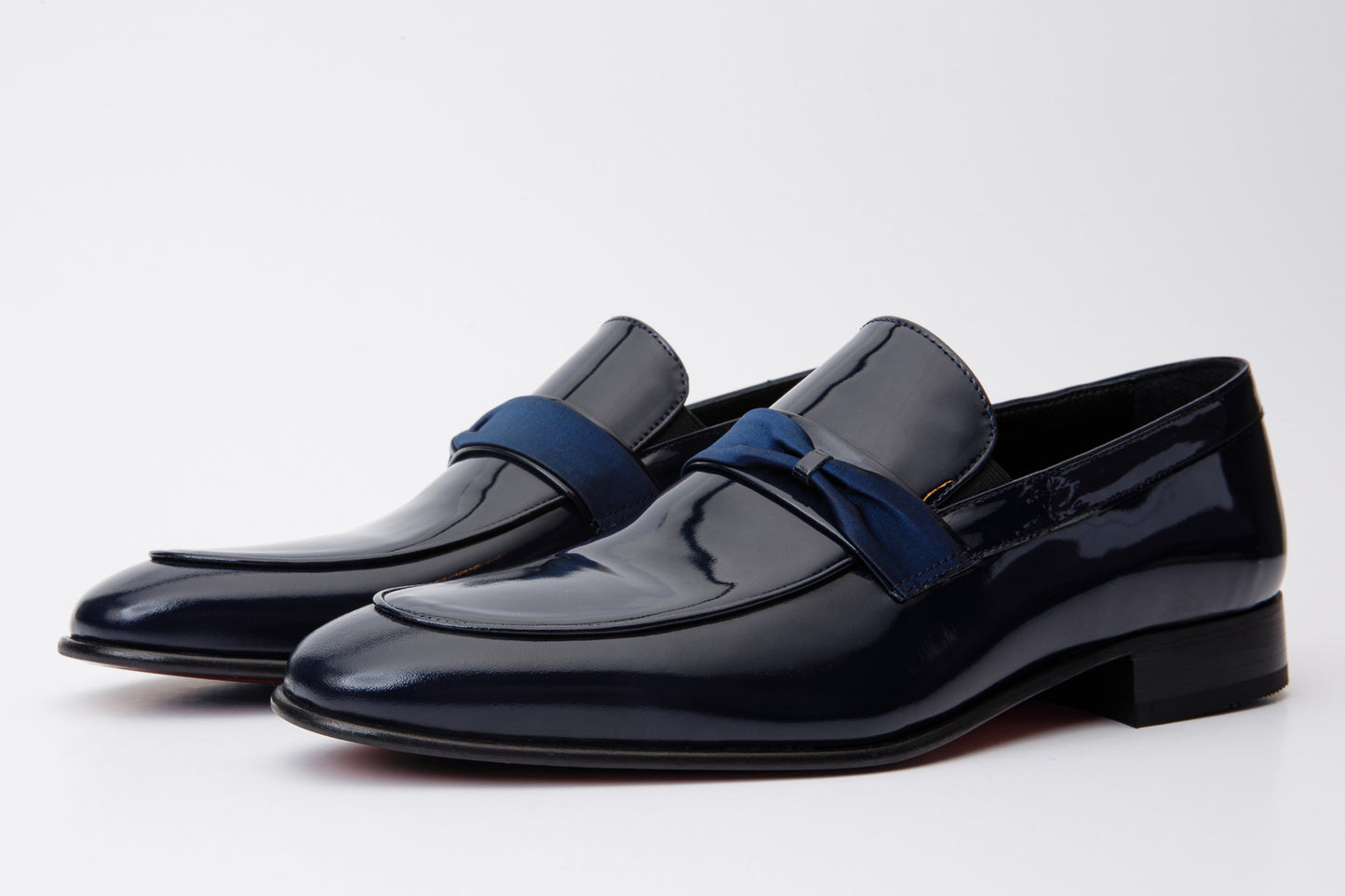 The Dodoma Navy Patent Leather Loafer Men Shoe