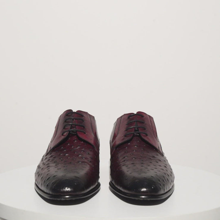 The Porto Alegre Burgundy Leather Derby Shoe
