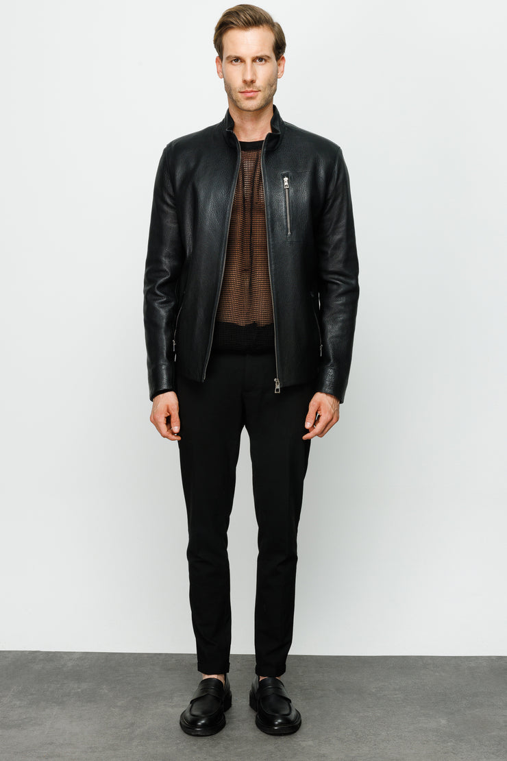 Blanchard Black Leather Jacket