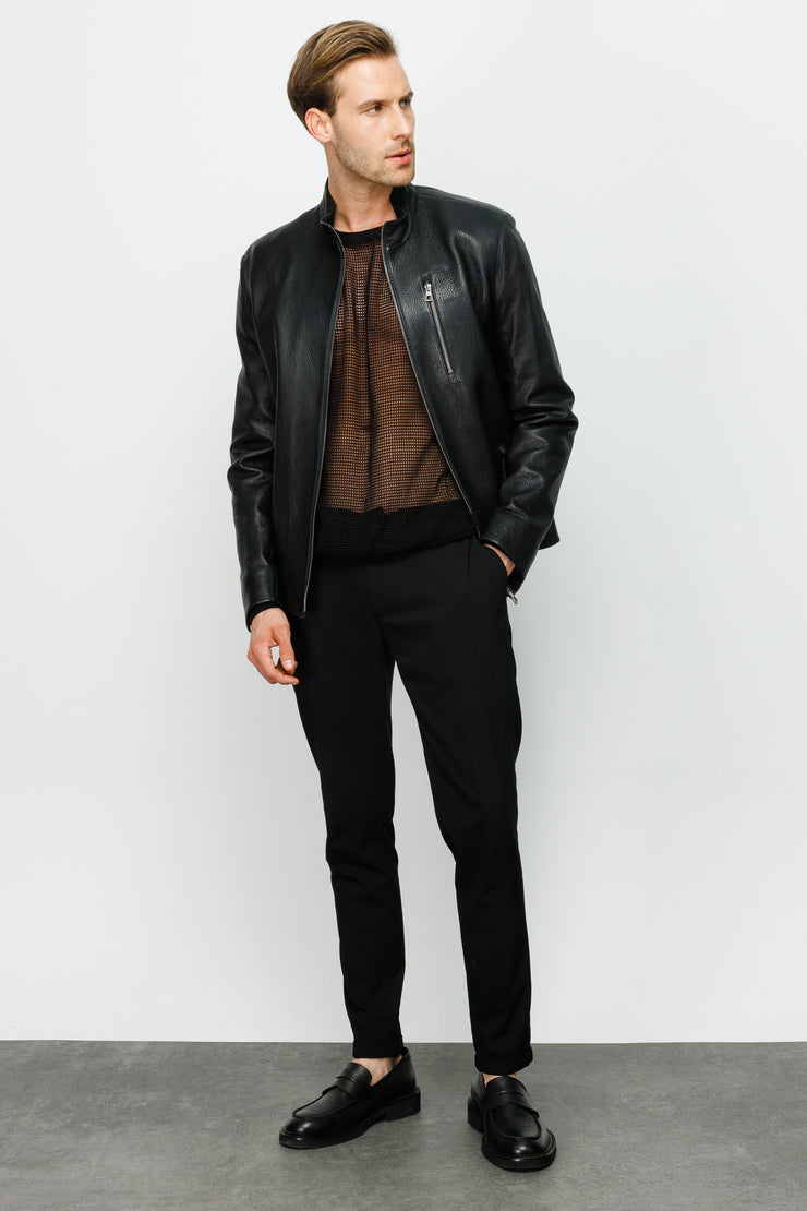 Blanchard Black Leather Jacket