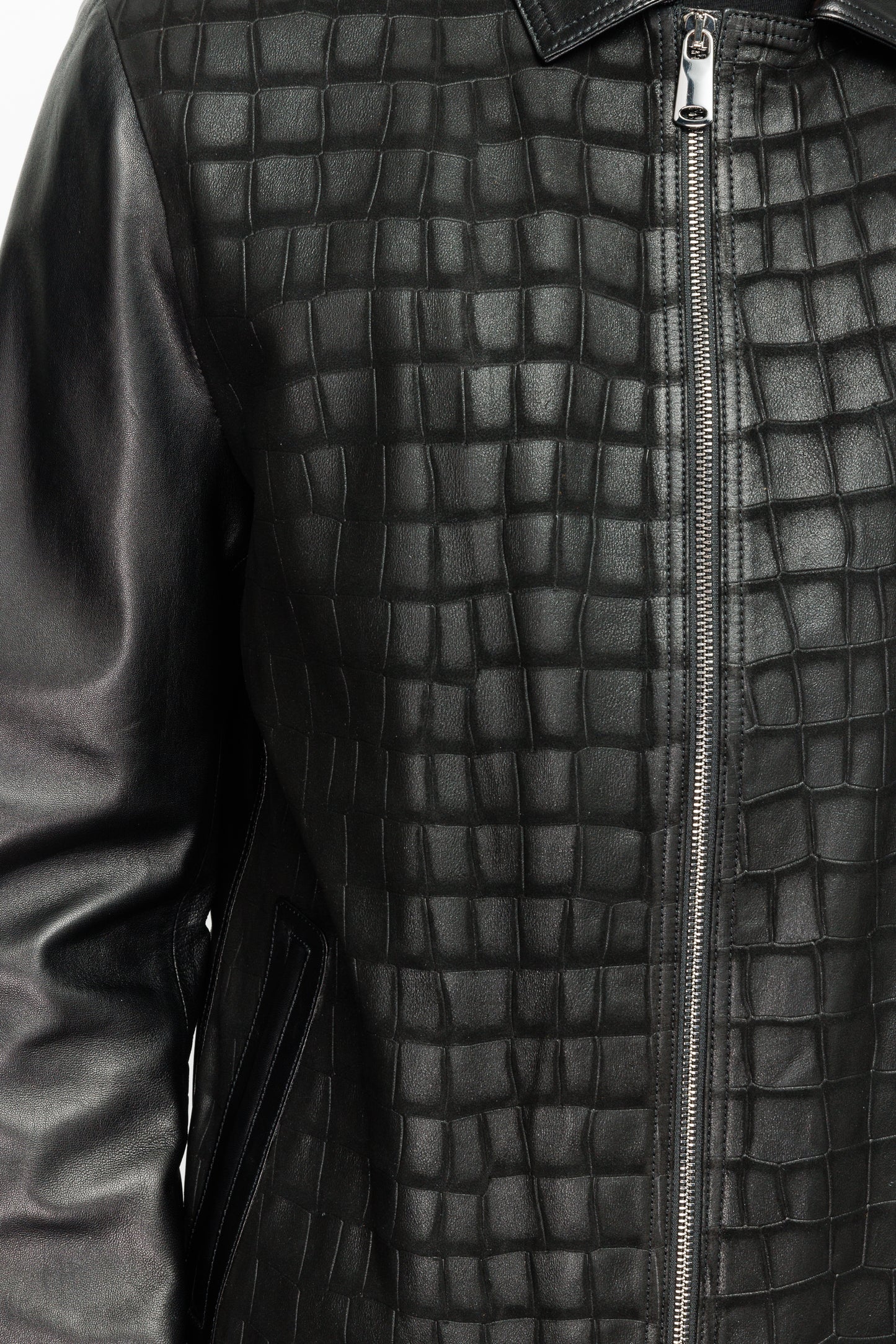 The Emerson Black Leather Men Jacket