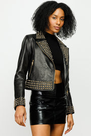 BORA LEATHER JACKET BLACK (15842)