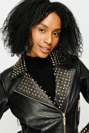 BORA LEATHER JACKET BLACK (15842)