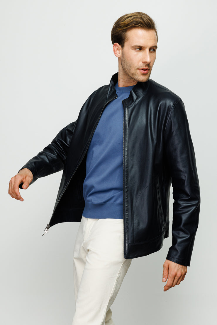 The Del Rio Leather Black Jacket