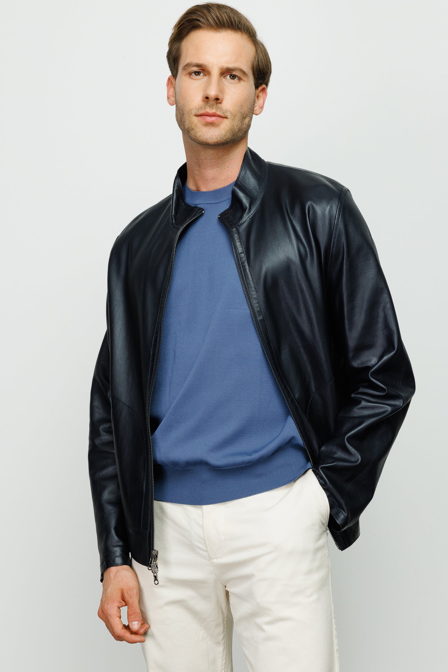 The Del Rio Leather Men Jacket