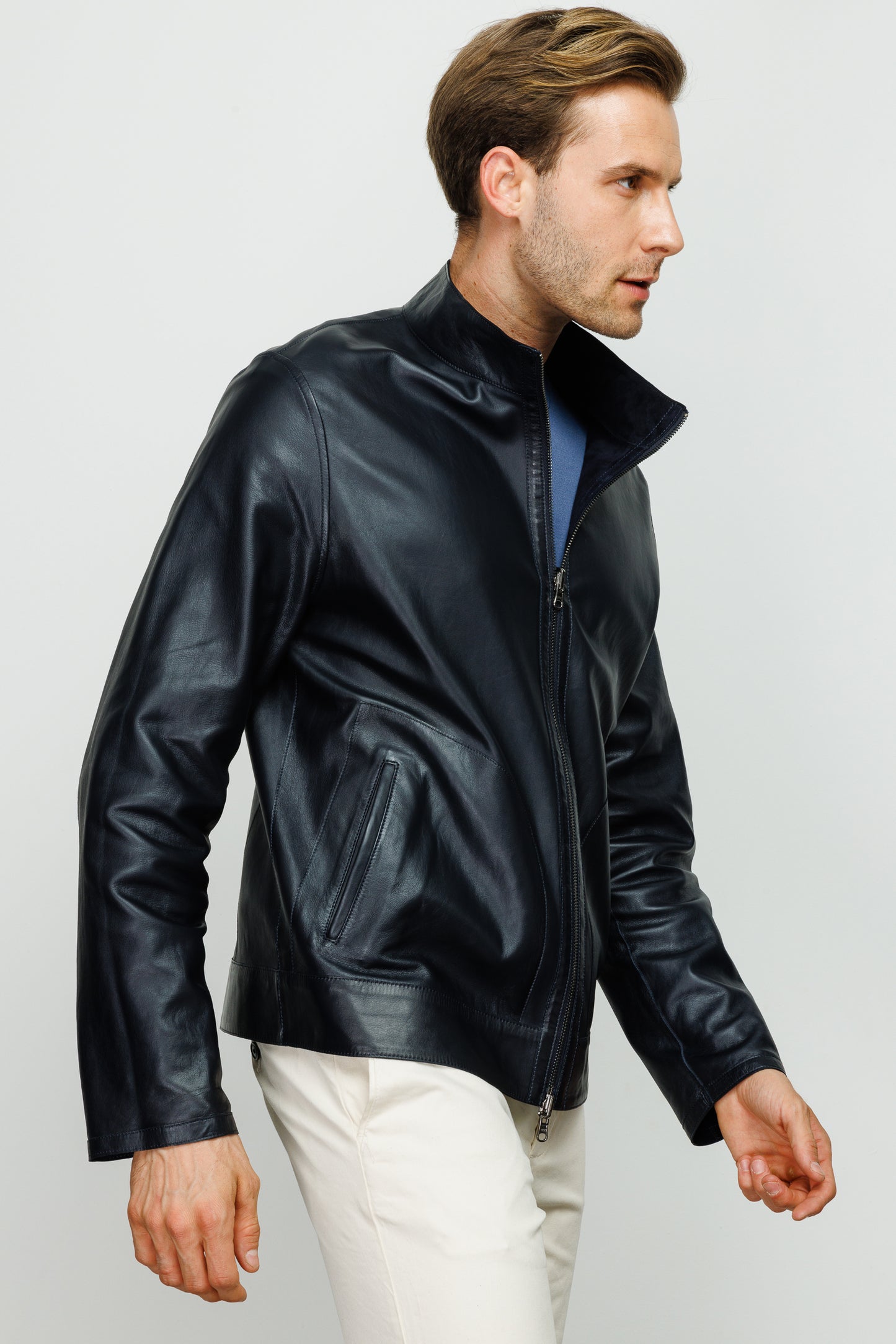 The Del Rio Leather Men Jacket