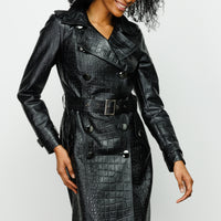 The Folcata Black Leather Women Jacket