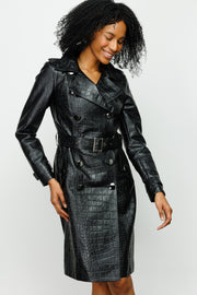 FOLCATA LEATHER JACKET BLACK (15450)