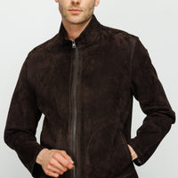 The Alba Black Leather Men Jacket