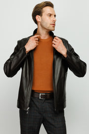 The Del Rio Leather Black Jacket