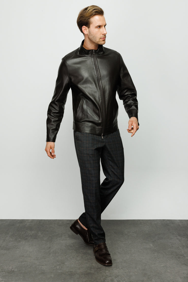 The Del Rio Leather Black Jacket