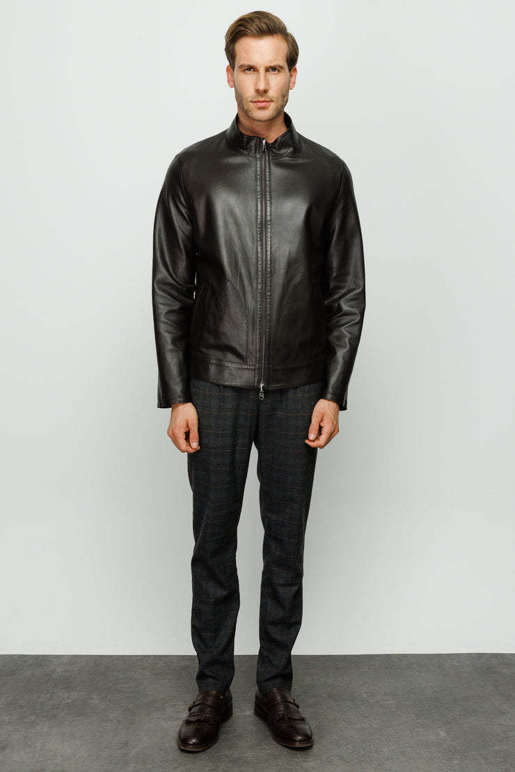 The Del Rio Leather Black Jacket