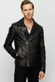 MONOLA 20238 BLACK LEATHER JACKET