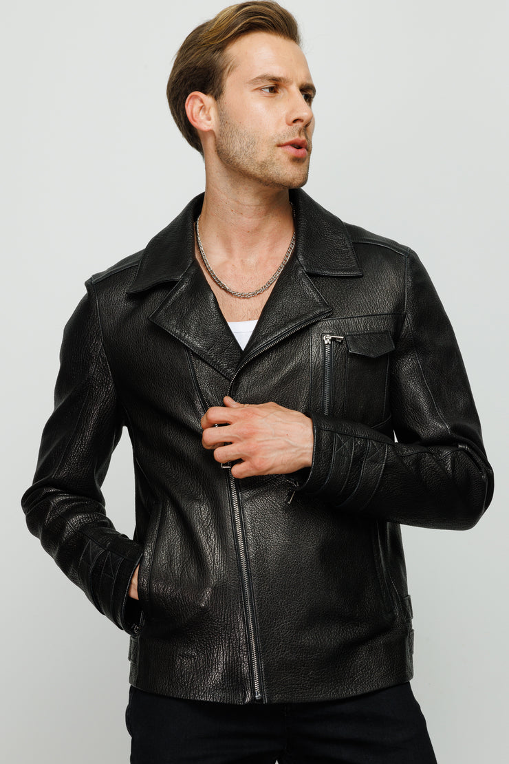 MONOLA 20238 BLACK LEATHER JACKET