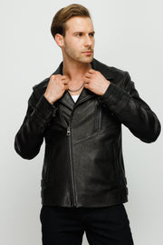 MONOLA 20238 BLACK LEATHER JACKET