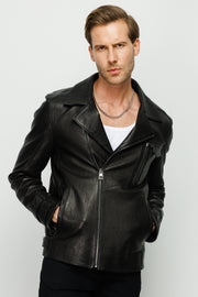 MONOLA 20238 BLACK LEATHER JACKET