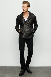 MONOLA 20238 BLACK LEATHER JACKET
