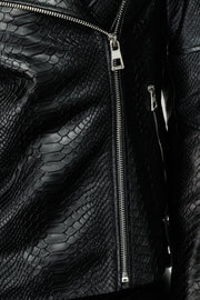 The Roster Black Leather Jacket