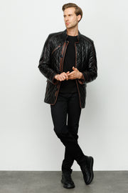 The Martinez Black Leather Jacket