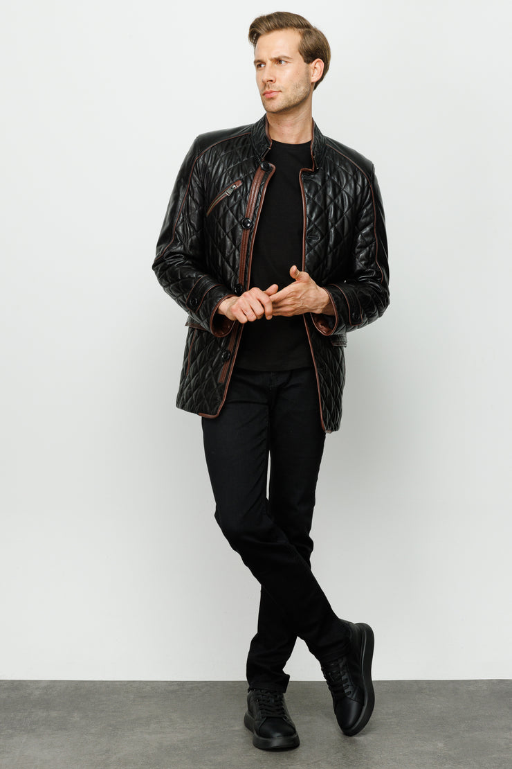 The Martinez Black Leather Jacket