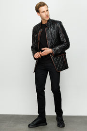The Martinez Black Leather Jacket