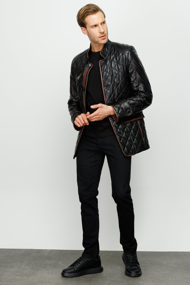 The Martinez Black Leather Jacket