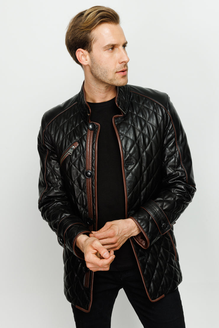 The Martinez Black Leather Jacket