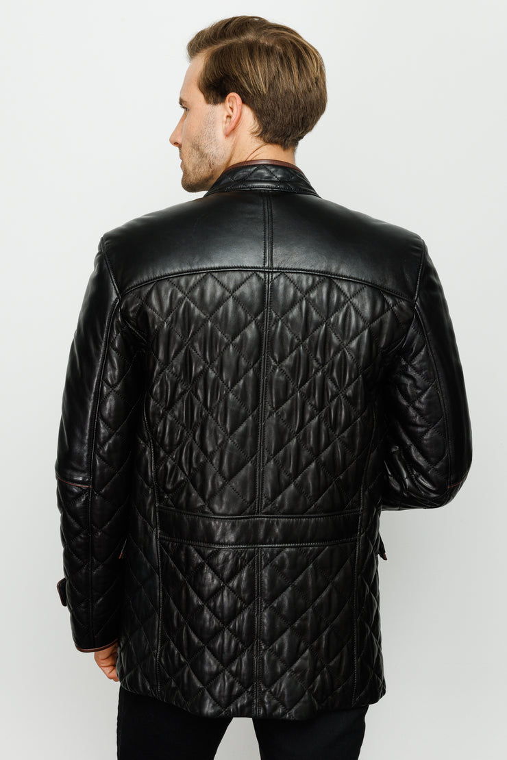 The Martinez Black Leather Jacket