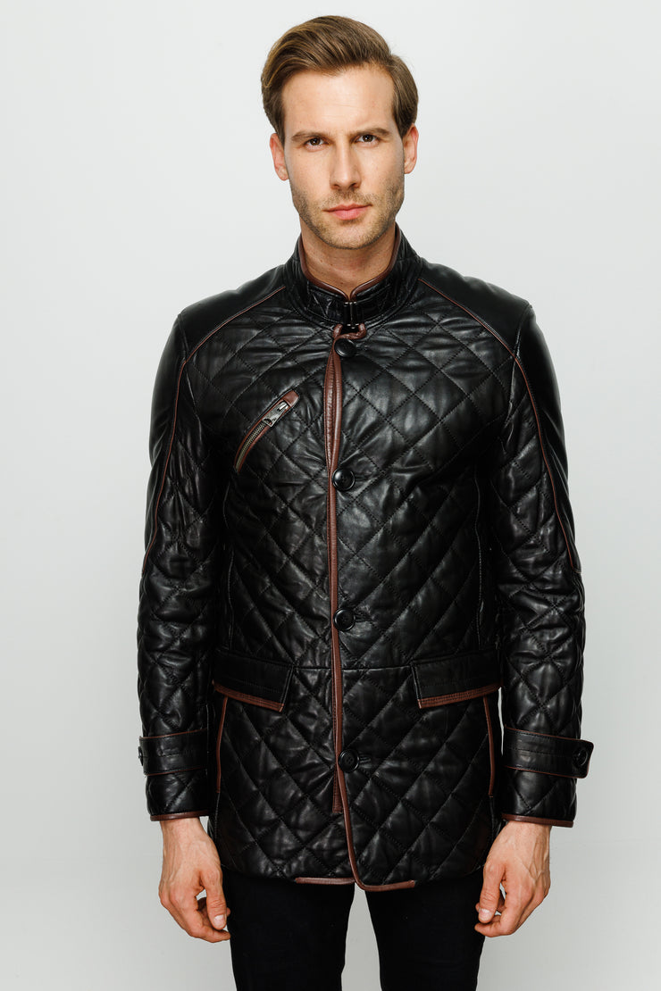 The Martinez Black Leather Jacket