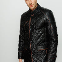The Martinez Black Leather Men Jacket