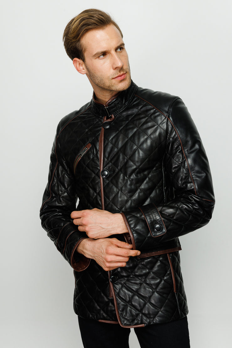 The Martinez Black Leather Jacket