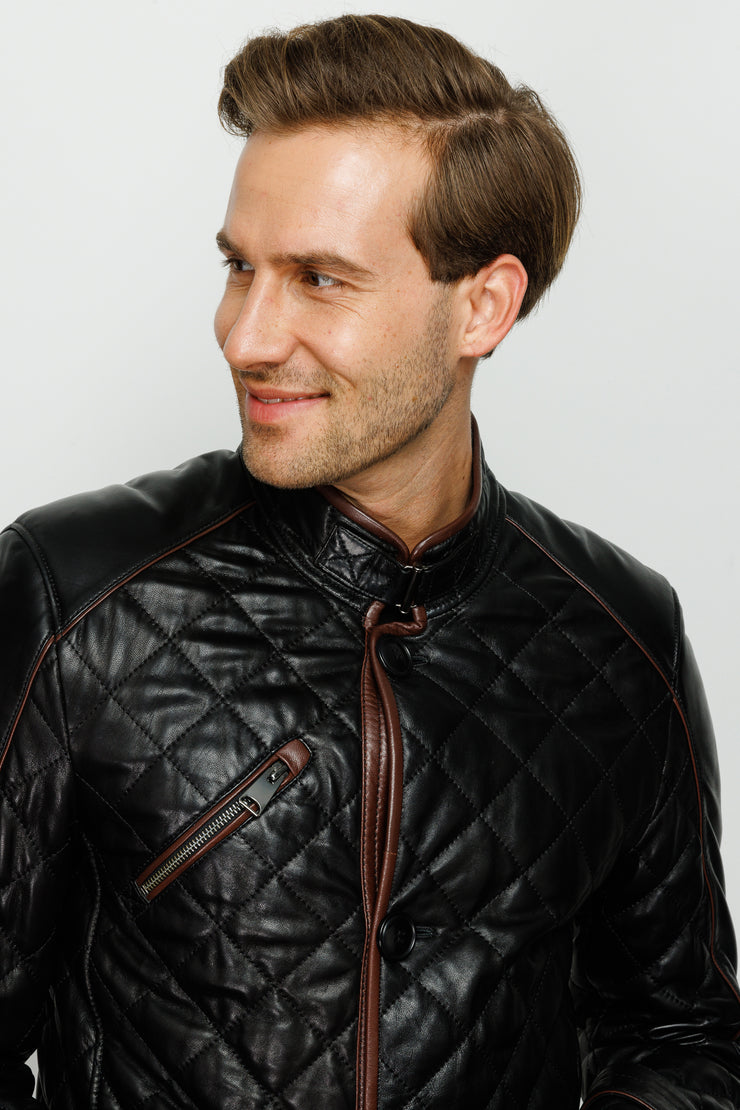 The Martinez Black Leather Jacket