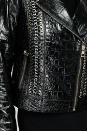 LANTE  LEATHER JACKET BLACK (15819-A)
