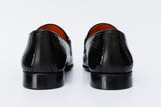 The King Shoe Black Bit Dress Loafer