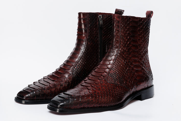 BOSS PYTHN SNK BOOT BURGUNDY LIMITED EDITION (17479)