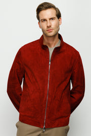 Alba Burgundy Leather Jacket