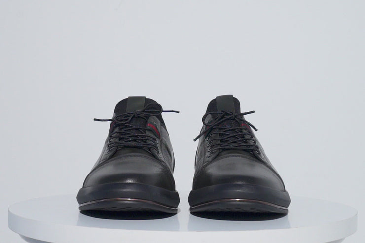 The Hoxton Green Leather Sneaker