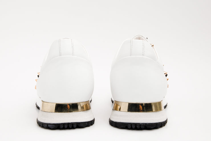 The Infanta White Spike Leather Sneaker For Men Limited Edition
