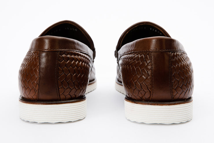 The Sperry Brown Leather Tassel Loafer