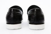 The Sperry Black Leather Tassel Loafer