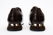 The Mugla Brown Snk Leather Sneaker