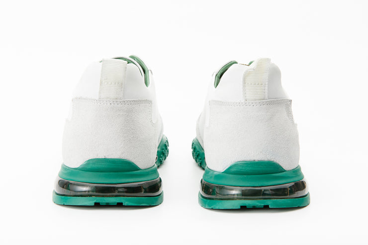 The Tiran White Leather Sneaker