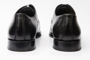 The Yukon Black Single Brogue Cap Toe Oxford Shoe
