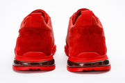 The Tiran Red Leather Sneaker