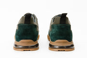 The Tiran Green Leather Sneaker