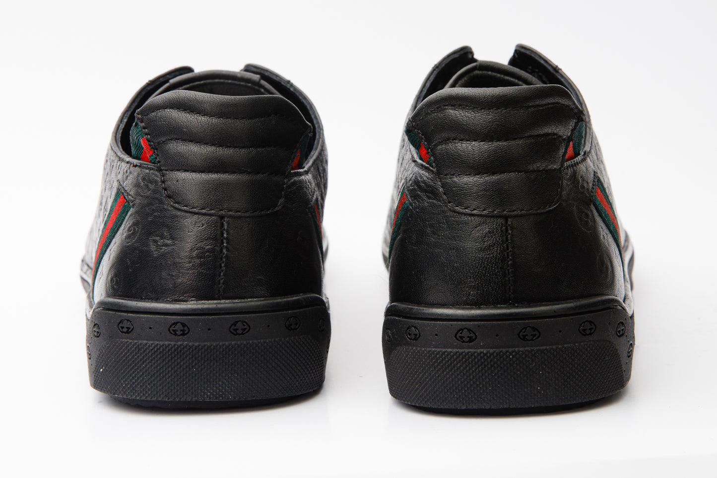 The Getto Black Leather Men Sneaker