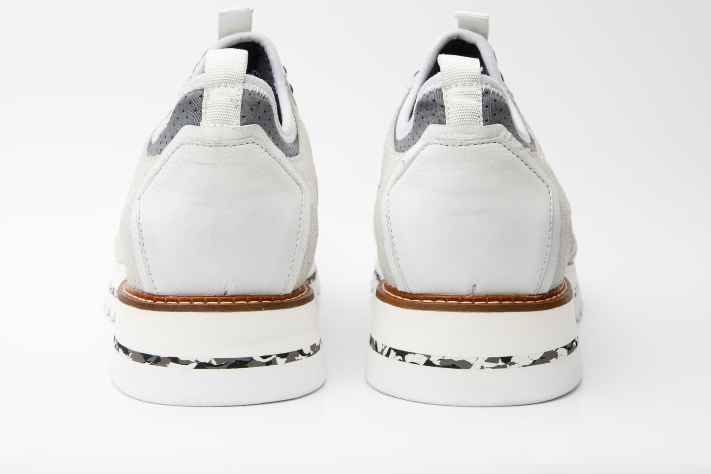 The Sopez White Leather Men Sneaker