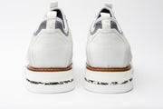 The Sopez White Leather Sneaker