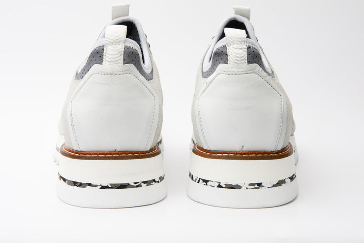 The Sopez White Leather Sneaker